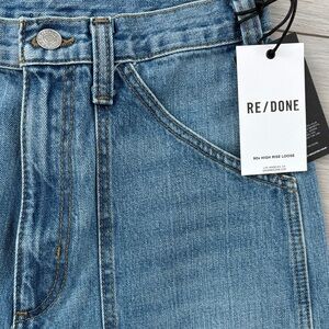 Re/Done Classic Blue Denim Jeans Brand New with Tag. Size 27
